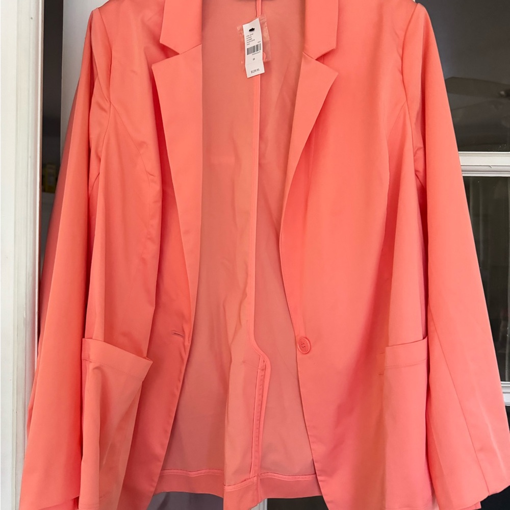 Lane Bryant Coral Modern Cut Lightweight